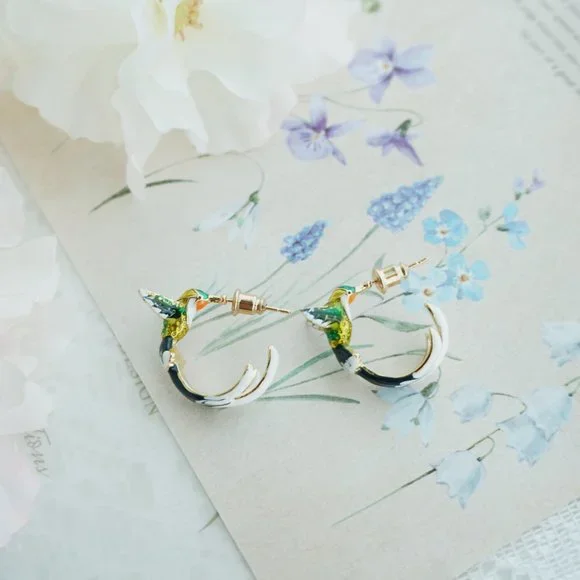 Bird earrings - Picture 1 of 6